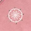 Noscouleurs Ethinic Stud Zip Hoodie Pink