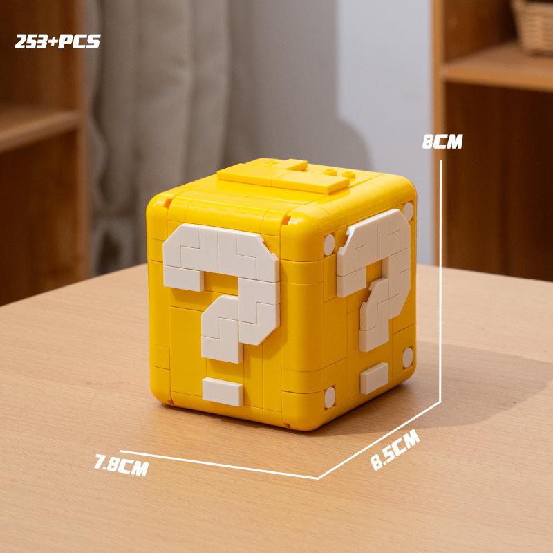 

Конструктор Super Mario Bros Йоши Луиджи Звезда Сборка Вопросительный знак MOC 3D Модель Марио Мини Кирпичик Игрушка на Рождественский подарок No Box