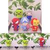 Marvel Avengers Spider-man Plush Toy Soft Keychain With Iron Man And Hulk Designs For Kids