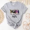 Sechs Musikalische T-Shirts Broadway Sechs Musical Druck Kurzarmshirt Musikalische Shirts Damen Lustiges T-Shirt Fans Geschenk Unisex Freizeit Oberteile