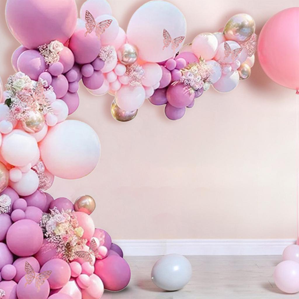 Balloon Garland Arch Kit Pink Decorative Party Balloons for Birthday Party Graduation Ceremony Wedding Anniversary