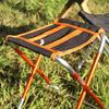 Camping Stool Aluminum Alloy Portable Lightweight Foldable Fishing Chair For Outdoor Beach Picnic Travel Hiking