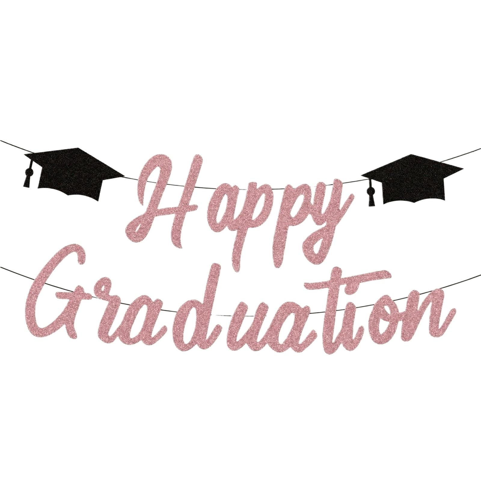 Graduation Banner – Perfect For Decorating Your Graduation Party Scene With This Festive Banner And Flag Set.