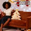 Christmas Pillow Snowflake Velvet  Christmas Tree Elk Pillow Cushion Holiday Decoration Cushion