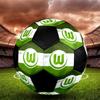 1pc Vfl Wolfsburg Soccer Ball Size 5 Indoor Soccer Ball Fashion Colorful Backyard Game - Great For Sports Fans Gift HE123