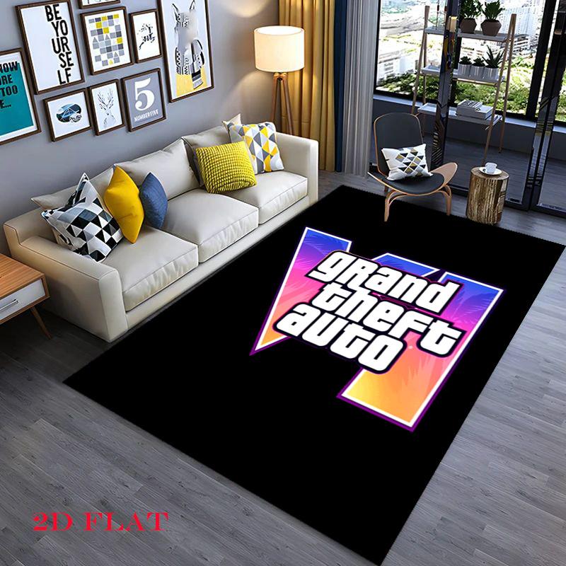 Grand Theft Auto San Andreas Carpet Suitable For All Seasons Home Decor Protective Pad Fashion Gift