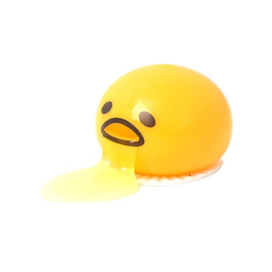 Stress Relief Vomiting Egg Yolk Toy Hand Yolk Toy Cartoon Squeeze Sensory Exercise