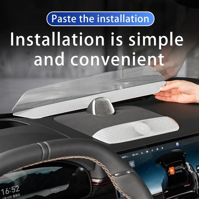 For ZEEKR 7X Air Conditioner Outlet Metal Protective Cover & Instrument Vent Trim Car Interior Modification Accessories