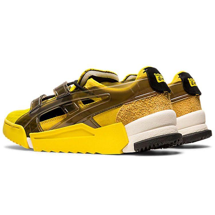 ONITSUKA TIGER Big Logo Runner Sandal Comfortable Shock Absorbing Non-Slip Low Top Casual Shoes Unisex Sandal Yellow 1183A582-753