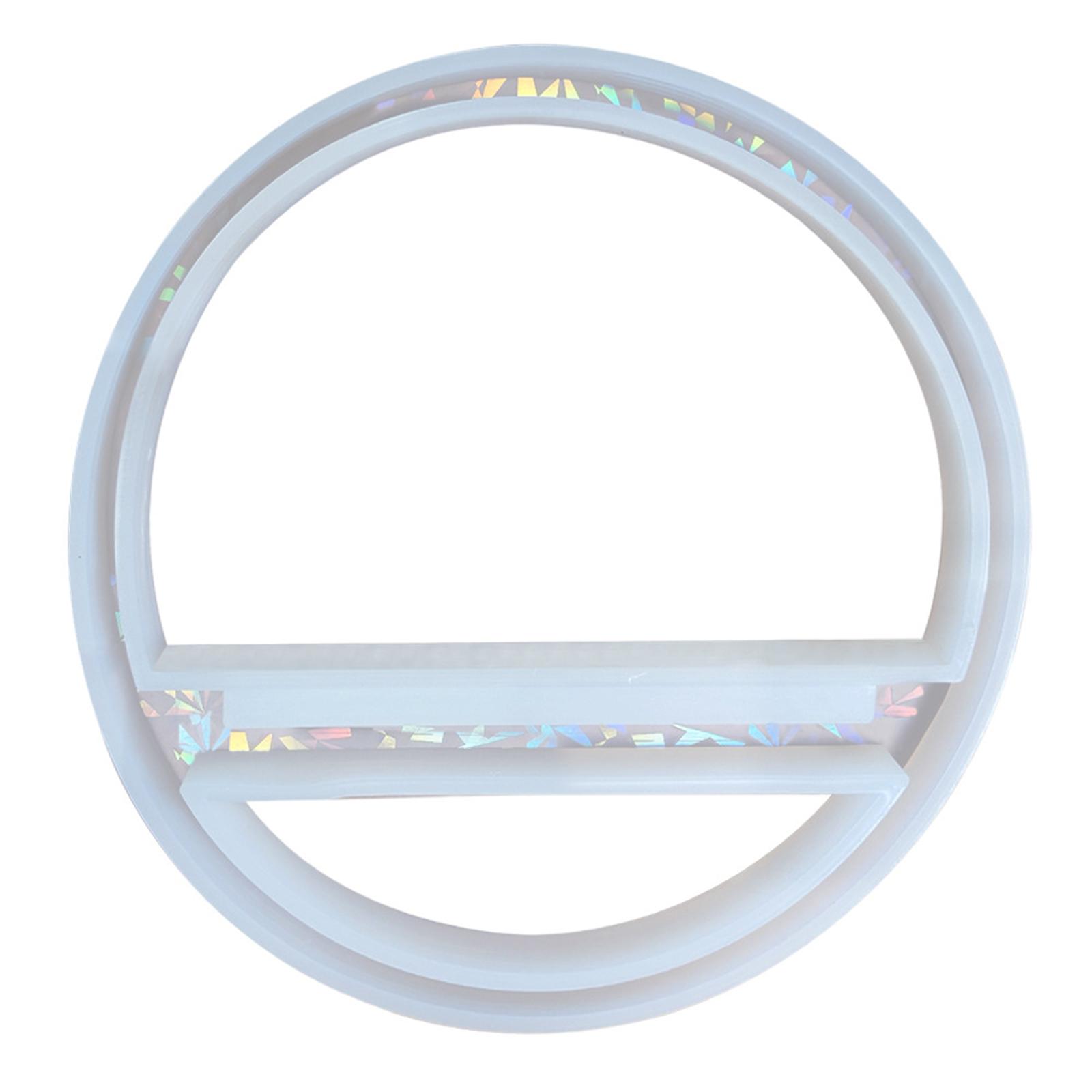 

Кругла силіконова форма для дверних вивісок із слотом для карток, що легко очищається, і гнучкі смоляні таблички для дверей для домашнього декору