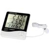 Thermometers Digital Thermometer Hygrometer Electronic Lcd Humidity Meter Indoor Outdoor White