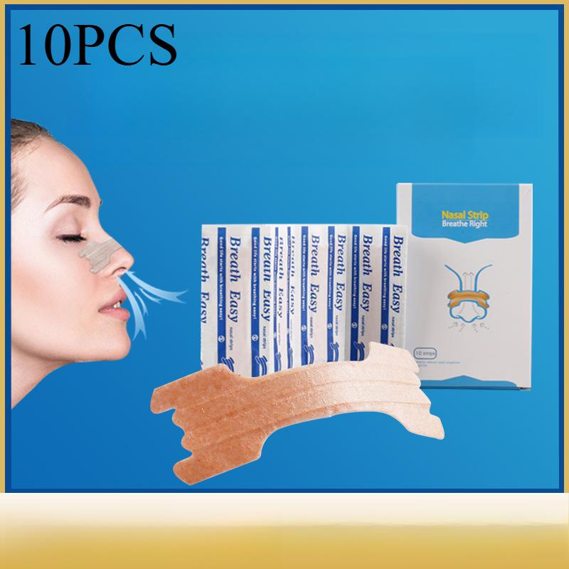

10 шт. наклейка на нос вентиляционная наклейка на нос наклейка от храпа эластичная физическое расширение дыхательная наклейка взрослая наклейка