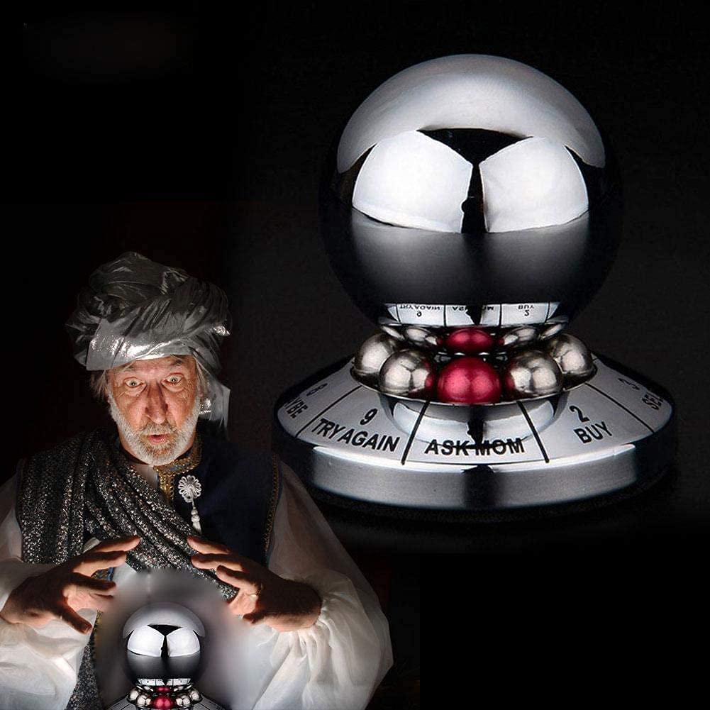 Metal decision ball spinner, rotating decompression toy, office desk moving toy, creative fingertip gyroscope