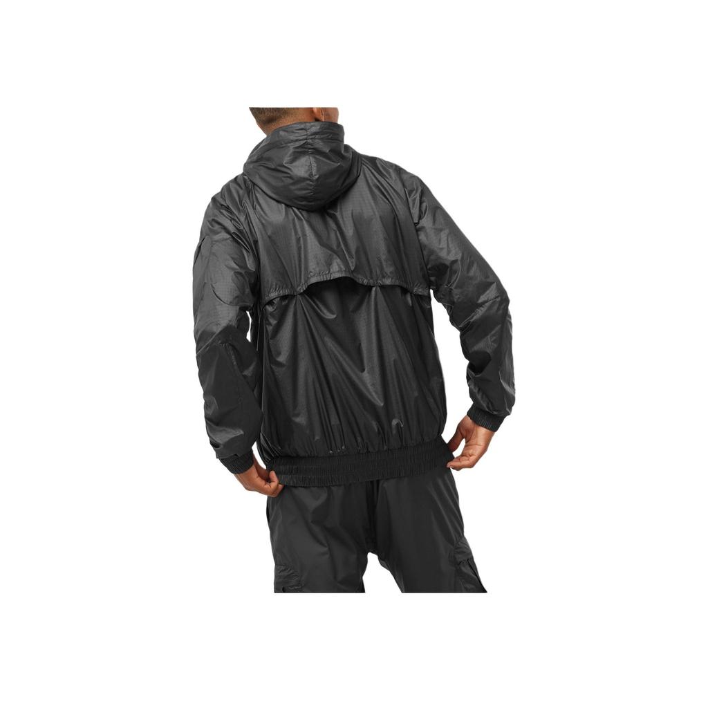 Salomon Equipe Wind Jacket Hoodie Men Jackets Deep-Black LC2003700