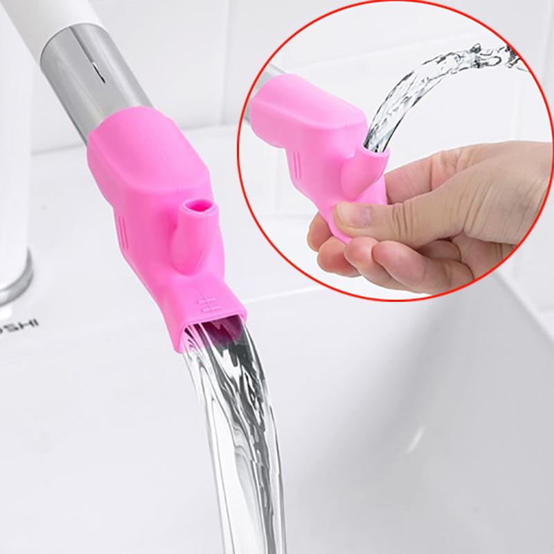 Elastic Silicone Water Tap Extension Sink Washing Device  Bath Kitchen Tools