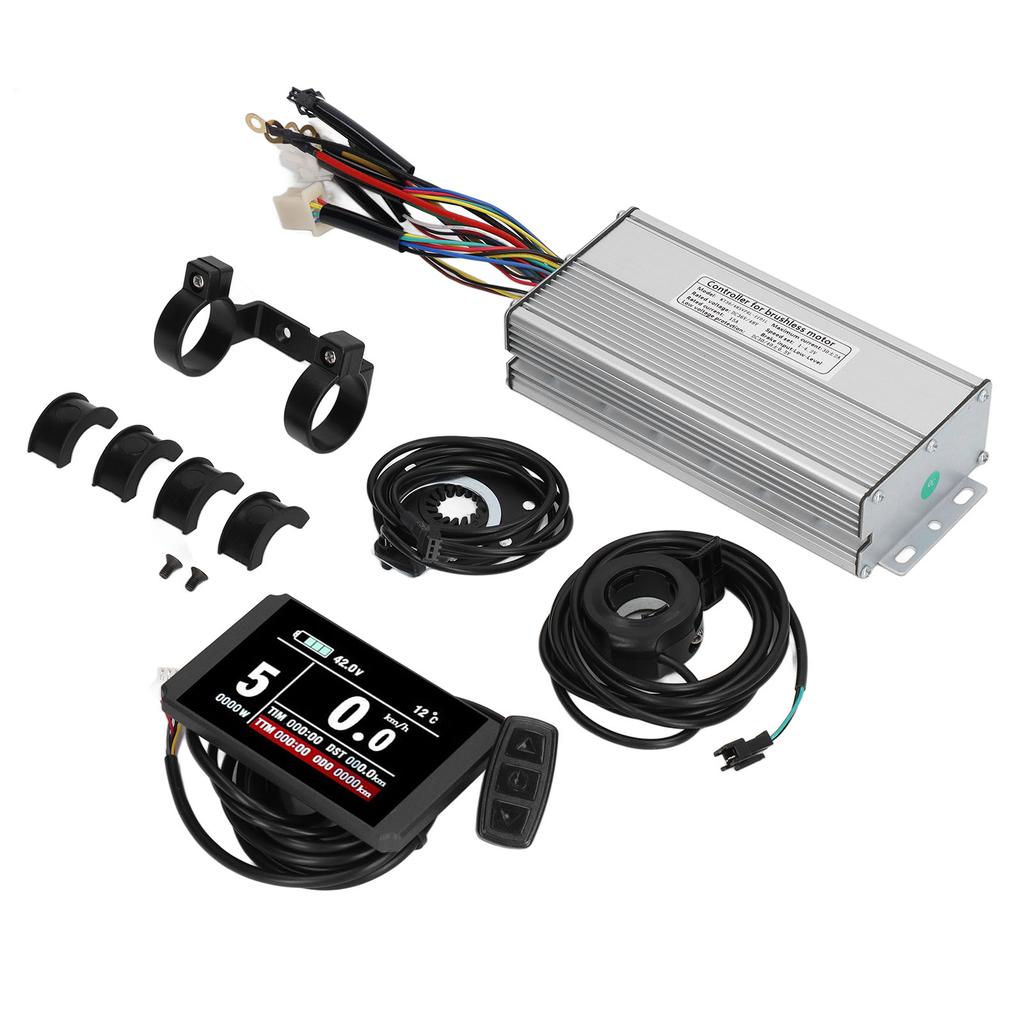 Sinuswellen-Motorcontroller LCD8H Panel Daumengas-Kit für 48V 1000W 1500W Motor Elektrofahrrad Roller