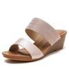 Sandalen Damen Coole Hausschuhe Damen Sommermode Dicker Boden Hoher Absatz Dicker Boden Slope Heel Damenschuhe