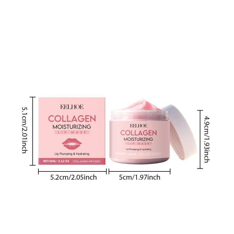 Hydrating Collagen Lip Women Overnight Repair Dry Flaky Lips Deep Nourishment Youthful Lip Line Fading