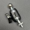 2Pcs Adjustable 17.4mm Ball Heads 1/4"-20 UNCs Male Thread Quick Lock Mechanism for Camera Accessories and Tablet Mounts