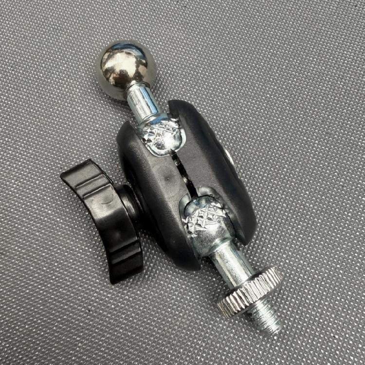 2Pcs Adjustable 17.4mm Ball Heads 1/4"-20 UNCs Male Thread Quick Lock Mechanism for Camera Accessories and Tablet Mounts