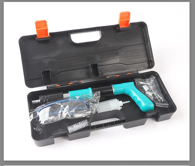 Green Silent Mini Ceiling Nail Gun Tool