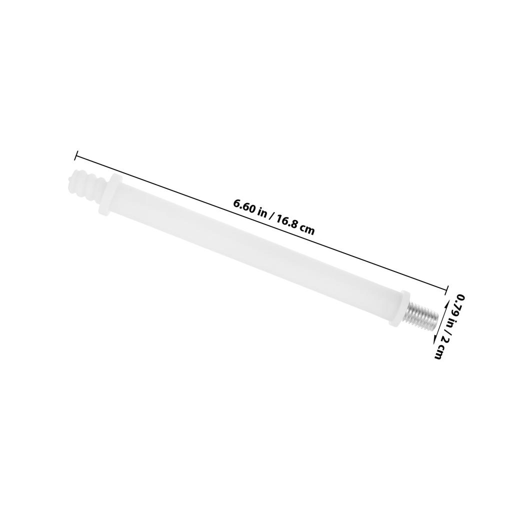 2 conectores de poste mango de repuesto resistente para herramienta de limpieza ligera de baño conector para poste de cepillo de inodoro inodoro