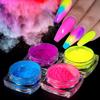 Neon Pigment Powder Nail Fluorescence Gradient Glitter Summer Shinny Dust Ombre DIY Nail Art Decoration Manicure