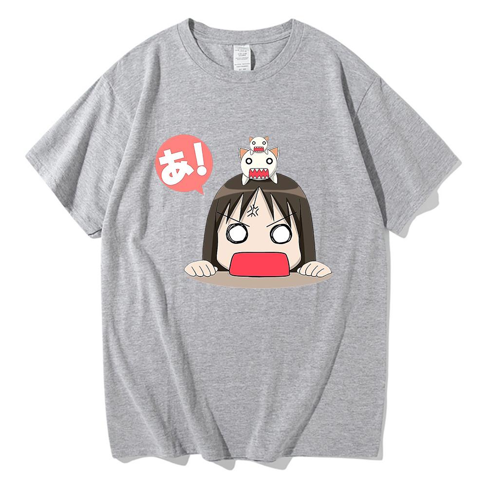 Anime Azumanga Daioh T Shirt Women Kawaii Chibi Osaka and Chiyo Chan's Dad T-Shirts Men Tees Summer Cotton Oversize Tops