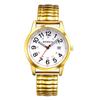 Watch Analog Display Stainless Steel Calendar Quartz Leisure Business Stylish Gold Silver Fashion Accessories Birthday Anniversary Christmas Day