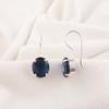 London Blue Topaz 925 Solid Sterling Silver Earrings, Handmade Gemstone Earrings Jewelry, Gifts For Wife Brand New Earrings