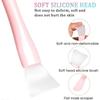 Silicone Facial Mask Applicator 4 Pcs Reusable Double-End Face Mask Brush Washable Beauty Spatula Tools for Clay Cream Gel And Mud Facial Masks Gentle