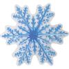 Battery-Powered Christmas Decoration - Snowflake with Suction Cup and Color LED