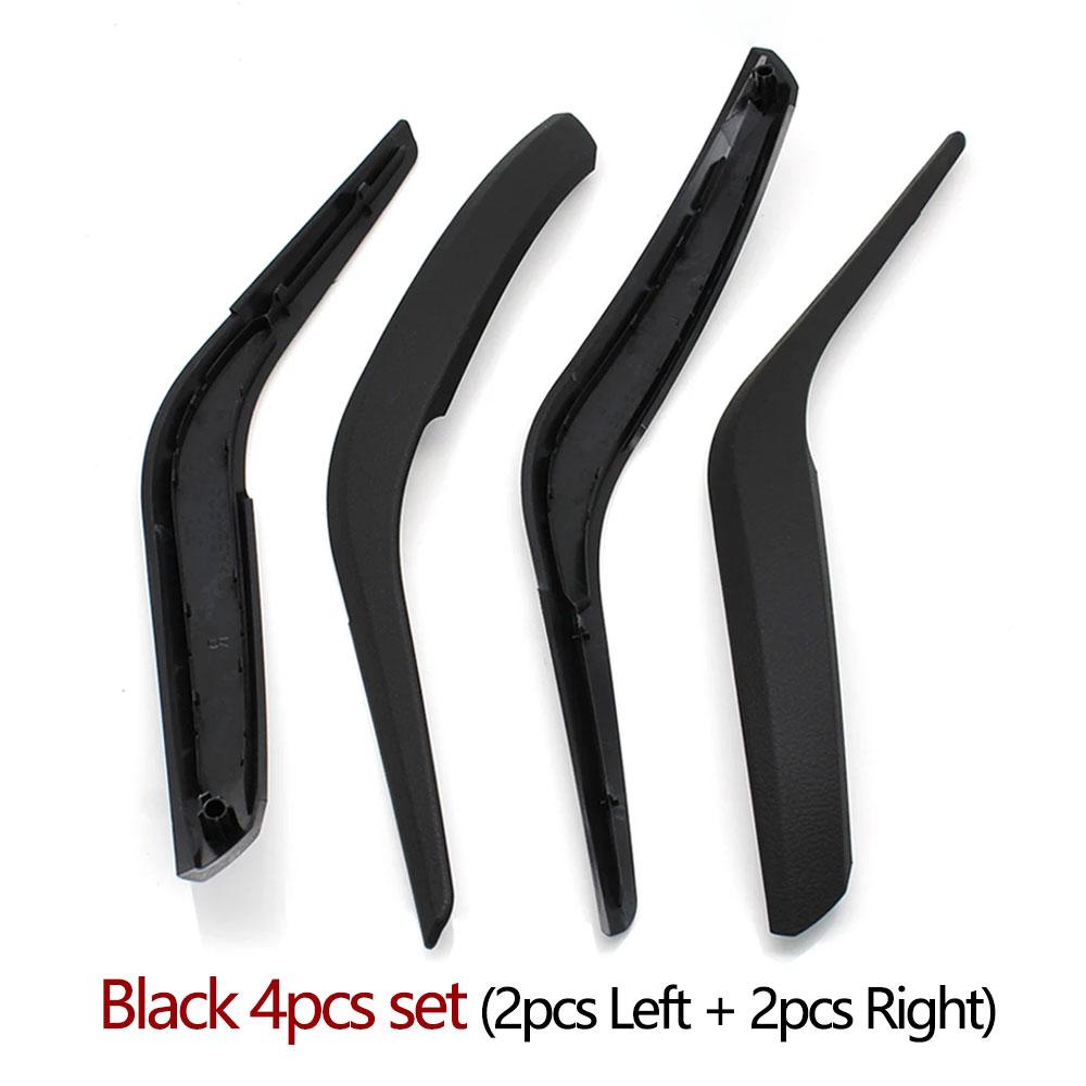 Upgraded Car Left Right Interior Door Pull Handle Trim Outer Cover Replacement For BMW X1 E84 2010 2011 2012 2013 2014 2015 2016