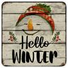 Christmas Metal Wall Art for Home Living Room Kitchen Decor