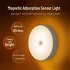 Smart LED Motion Sensor Magnetic Night Light for Bedroom, Hallway & Nursery - USB Rechargeable