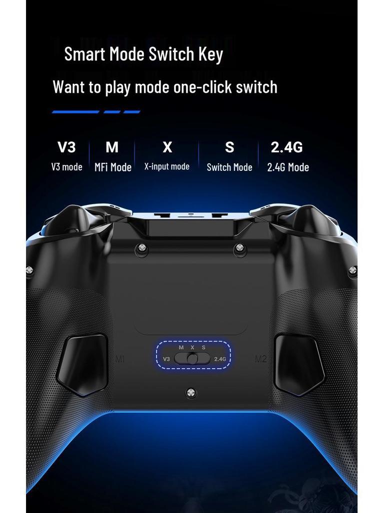 Bluetooth Game Controller for PC, Steam, Xbox Mode, Switch, and Android Devices