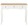 VidaXL Table de Console et Coiffeuse avec 3 Tiroirs Table de Maquillage Meuble de Chambre à Coucher Couloir Salon Entrée 280044