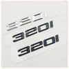3D ABS Chrome Black Car Rear Trunk Letters Sticker For BMW 320i F30 E46 E90 G20 320i Emblem Decal Auto Accessories