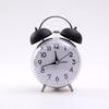 Loud Alarm Twin Bell Clock 4 Inch Size Bedside Wake-up Clock Desk Alarm Clock  Office