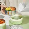 1 pz Portapranzo Termico Sigillato Portatile Impilabile Microonde Acciaio Inossidabile 304 Contenitore per Alimenti Bento