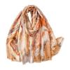 Large Scarf Silk Feeling Color Blending for Women Multifunctional Head Scarf Unisex Hijab Neck Scarves Daily Wear