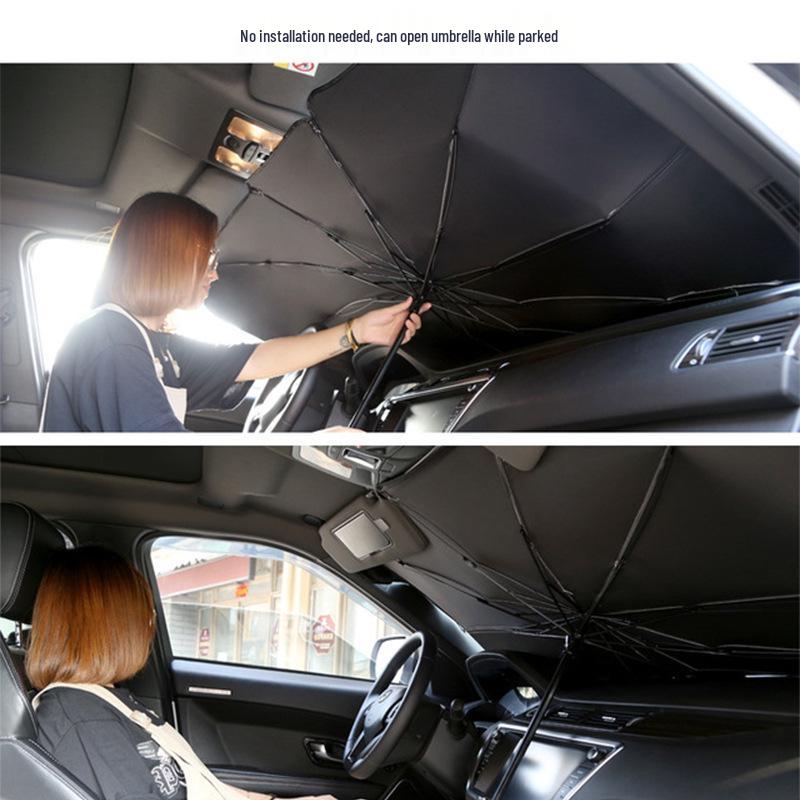 Car Sunshade Umbrella - Interior Windshield Sun Protection