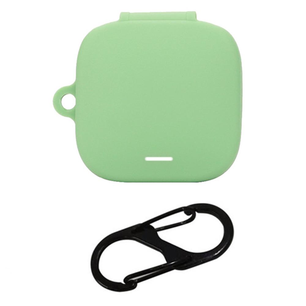 

For Xiaomi Air 4 SE Earphone Case Bluetooth-compatible Earbud Silicone Cover with Anti-Lost Buckle F