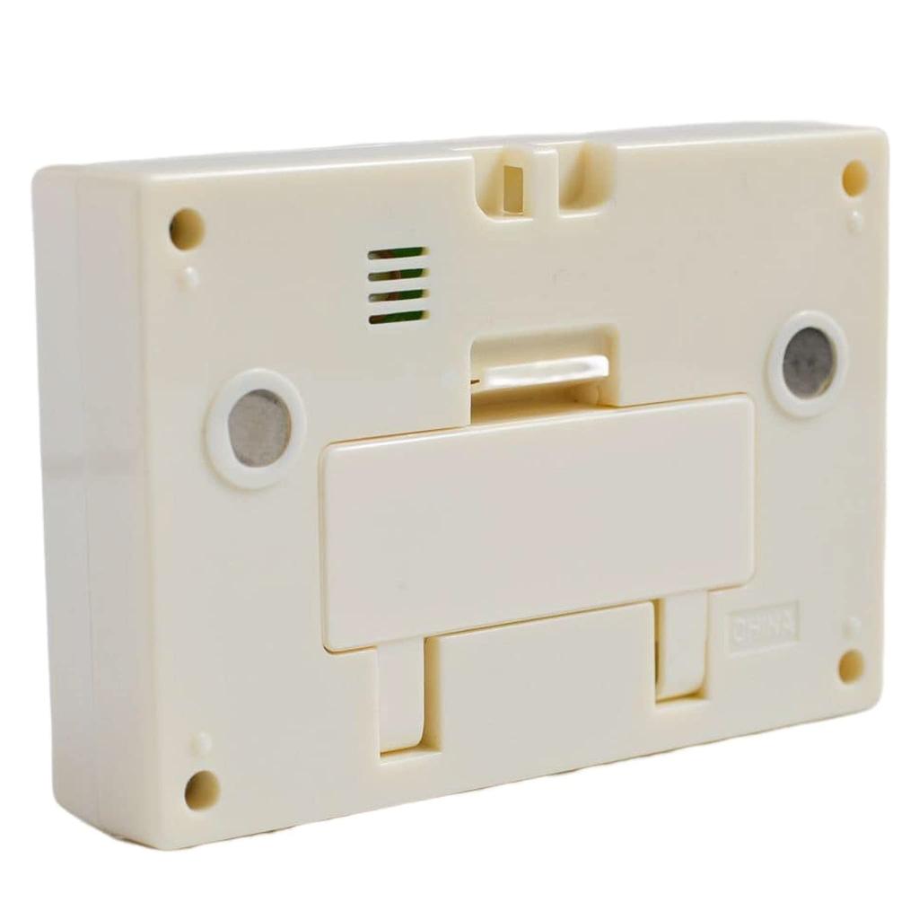 YNAC LINKSY Voice Timer with Voice Announcement, Water Resistant, Vibration, and Silent Sound, LT055WA, 7 X 10 X 2 Cm, White