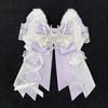 New Decorative Bow Pin Lace Bow Brooch Lace Detail Polyester Bow Accessory Handmade Colorful Ita Bag Decoration Gifts