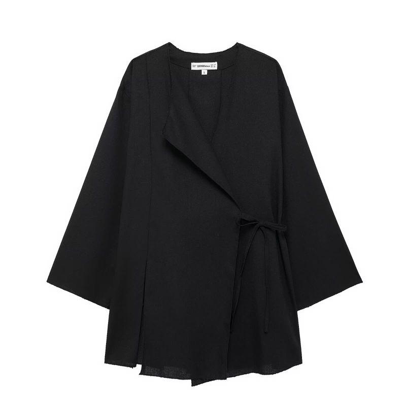 Jnleaog Autumn New Women's Clothing Fashion Style Stylish Kimono Cross Outwear Fluid Pants 6078572