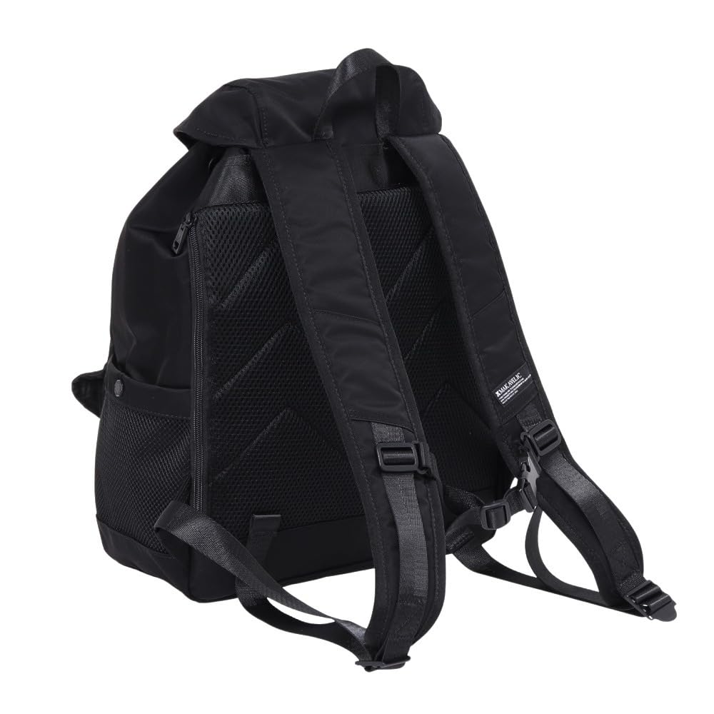 [Machiavellic] Backpack SIERRA GRACE DOUBLE POCKET BACKPACK BLACK (019)