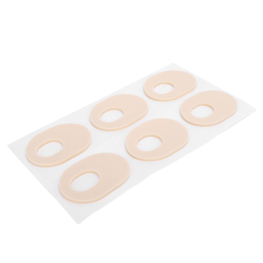 24pcs Latex Self Stick Adhesive Foot Cushion Anti Friction Breathable Foot Pad Sticker for Walking