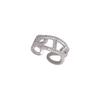 Copper Lightweight Fashionable Ring With Dazzling Rhinestones And Trendy Design