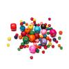 20-100Pcs 5.5-12mm Colorful Wooden Beads Spacer Loose Bead for DIY Bracelet Necklace Jewelry Making Supplies Accessories